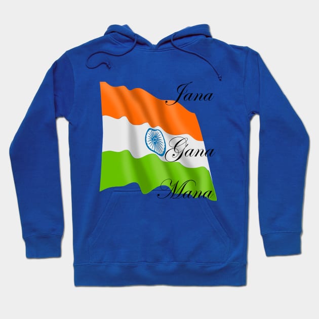 jana gana mana Hoodie by paulashish